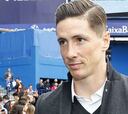Fernando Torres reaparece tras el susto ante el Deportivo