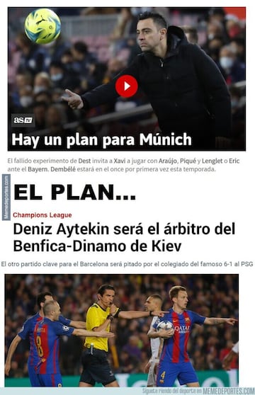 Los mejores memes de la derrota del Barcelona en Champions