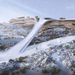 Arabia Saudí construirá una estación de esquí outdoor futurista