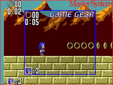 game gear master system comparativa tamaño