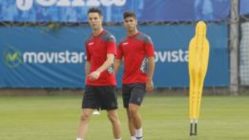 SIN JUGAR. Burgui y Asensio no jugarán ante el Madrid.