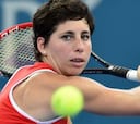 Carla Suárez remonta ante Niculescu y está en cuartos
