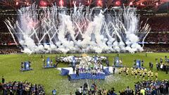 Real Madrid push the boat out in Cardiff - in pictures