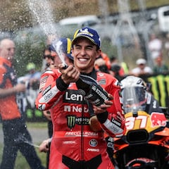 La alegría de Márquez en otro sábado triunfal