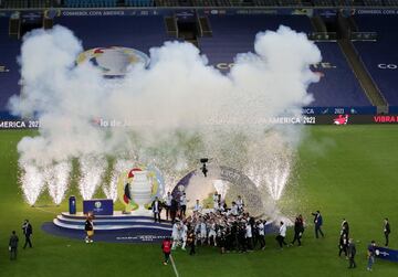 Argentina campeona de la Copa Am¨¦rica.