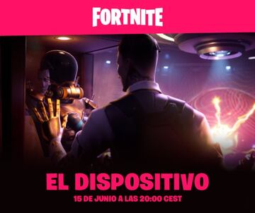 Captura de pantalla de un correo de Epic Games, informando de la fecha y hora del evento