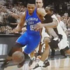 Otro final polémico: falta a Westbrook antes del 2+1