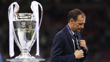 El entrenador de la Juventus, Massimiliano Allegri.