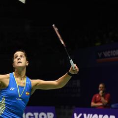 Carolina Marín sufre en su debut en el Fuzhou China Open