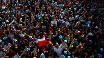 Aficionados en Interlagos.