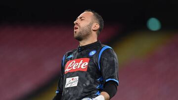 David Ospina fue titular en la derrota del Napoli 3-2 ante Lecce