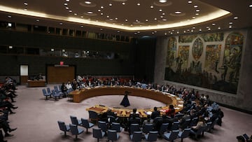 United Nations Secretary-General Antonio Guterres attends a United Nations Security Council meeting about his invoking Article 99 of the United Nations charter to address the humanitarian crisis in the midst of conflict between Israel and the Palestinian Islamist group Hamas at the UN headquarters in New York City, U.S., December 8, 2023. REUTERS/Shannon Stapleton