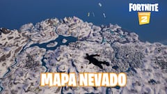 Fortnite: la nieve cubre todo el mapa por Navidad