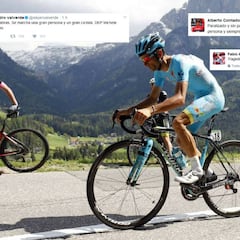 Contador, Valverde,... el ciclismo llora la muerte de Scarponi