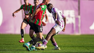 Iván Cédric, ante el Racing Villalbés.