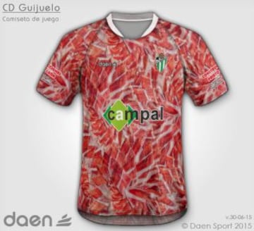 Camiseta del CD Guijuelo para la temporada 15/16.