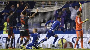 Lucas Pérez estaba en fuera de juego antes de marcar el 1-0