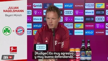 Al Madrid le ha salido competidor: Nagelsmann estará pendiente del futuro de Rüdiger