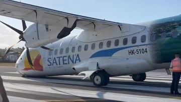 Avión de Stena accidentado