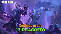 Free Fire | Códigos de hoy sábado 13 de agosto de 2022: recompensas gratis