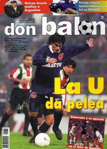 El delantero paraguayo venia de buenas campañas en Paraguay y Japón, antes de firmar con Universidad de Chile en 1997.