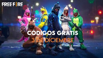 Free Fire | Códigos de hoy sábado 3 de diciembre de 2022: recompensas gratis