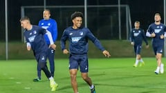 Entrenamiento del Hoffenheim.