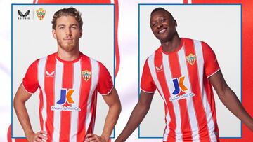 Las rayas rojiblancas regresan a la camiseta del Almer¨ªa