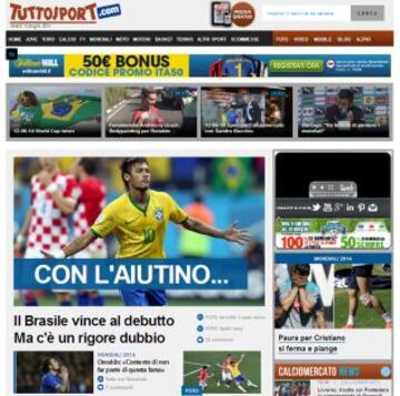 Portadas de la prensa extranjera