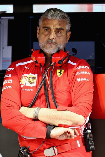 El director del equipo de Ferrari Maurizio Arrivabene.