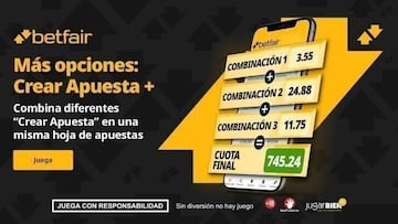 El Crear Apuesta + de Betfair para la vuelta de semifinales en Europa