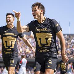 Juan Dinenno llegó a los 50 goles como futbolista de Pumas