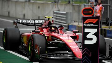 Carlos Sainz (Ferrari SF-23). Spielberg, Austria. F1 2023.