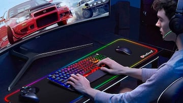Esta es la alfombrilla de ratón RGB para ‘gaming’ mejor valorada en Amazon