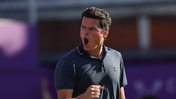 La locura con récord histórico del bombardero Raonic: 47 aces