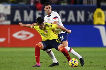 La Selección Colombia enfrentó a Estados Unidos en partido amistoso en el Dignity Health Sports Park.