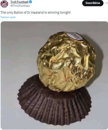 Los mejores memes del Balón de Oro 2023