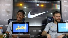 Wilmar Barrios y Nahitan N&aacute;ndez, jugadores de Boca Juniors