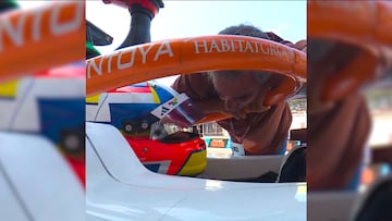 La escena familiar que tuvo el expiloto de F1 con su hijo en los entrenamientos libres.