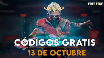 Free Fire | C車digos de hoy jueves 13 de octubre de 2022: recompensas gratis