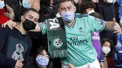 Aficionados del Real Madrid.