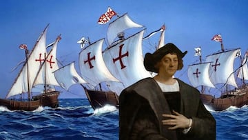 Las tres carabelas de Cristobal Colón que ayudaron a descubrir América un 12 de octubre de 1492 fueron: La Niña, La Pinta y La Santa María.