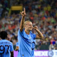 Erling Haaland debuta y anota su primer gol para darle la victoria al Manchester City sobre Bayern