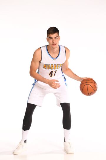 'El piojo', hermano pequeño de Willy Hernangómez, ocupa el pusto de ala-pivot en los Denver Nuggets en su segunda temporada en la NBA. En junio de 2016 fue elegido en primera ronda del Draft de la NBA por los de Colorado.
