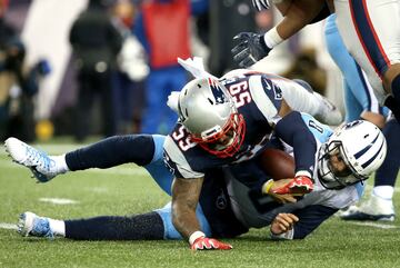 Los New England Patriots dominaron de principio a fin a los Tennessee Titans