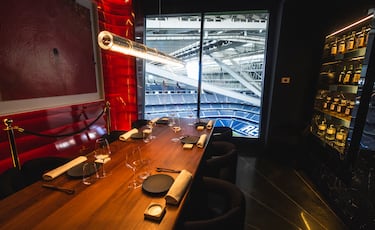 El lujo en el cielo del Bernabéu