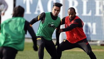 Falcao Garc&iacute;a durante un entrenamiento con Galatasaray