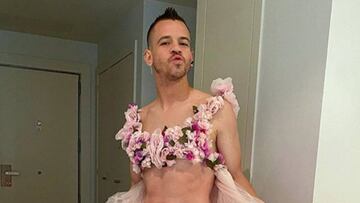 Dabiz Mu?oz se pone un a?o m芍s el vestido de Nochevieja de Cristina Pedroche