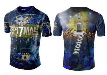 Se filtra la posible remera de Boca y River en la celebración