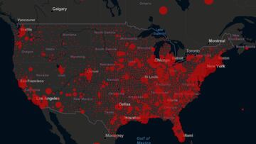 La curva de la pandemia sigue en ascenso en Estados Unidos, para este mi&eacute;rcoles la cuenta ya cuenta con m&aacute;s de 1,200,000 casos confirmados.